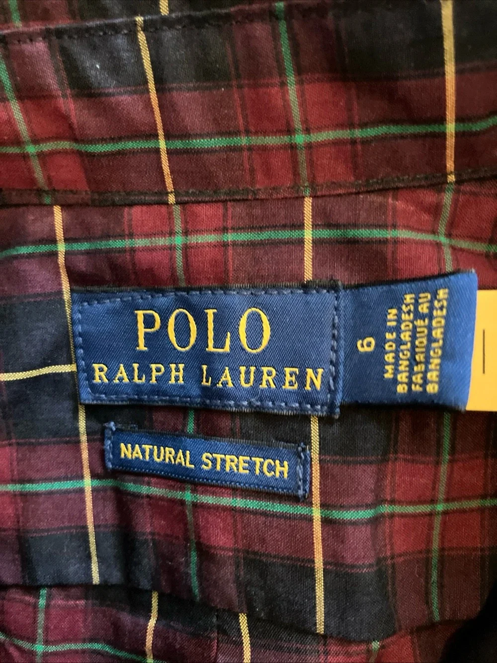 Ralph Lauren Boys' Navy & Red Plaid Button-Down Shirt